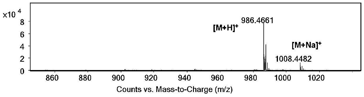 A kind of fluorinated fluorescent phospholipid and its synthesis method and application