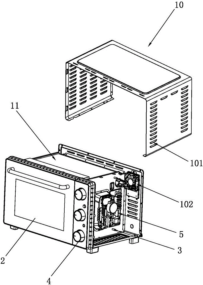 Oven with refrigerating and freshness keeping functions