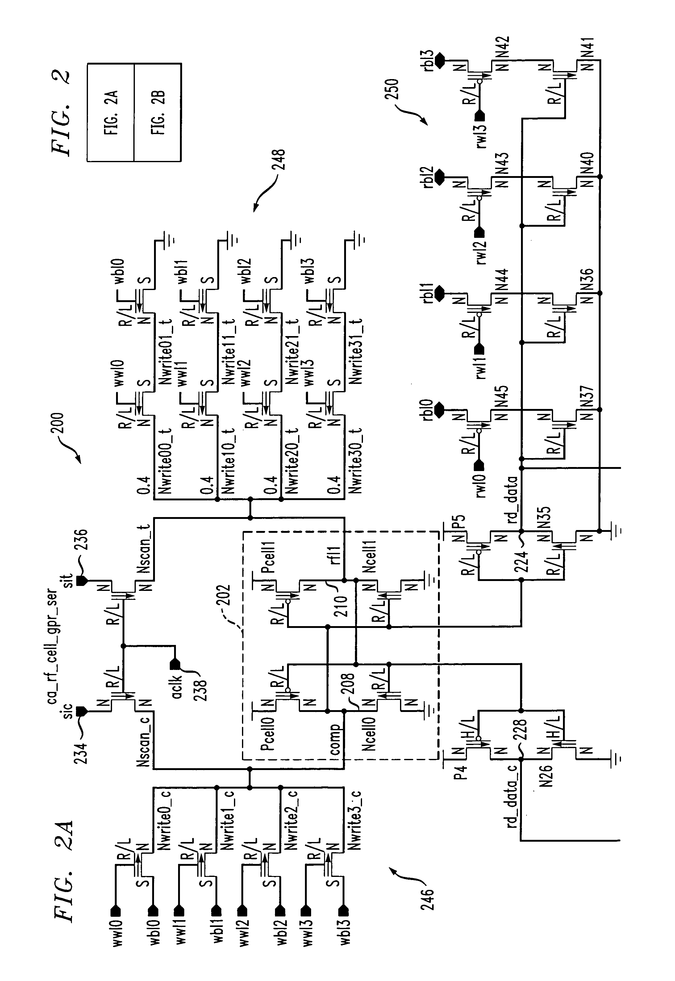Register file cell with soft error detection and circuits and methods using the cell