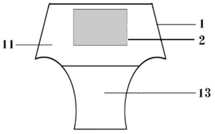 Functional paper diaper with spleen and stomach tonifying effect