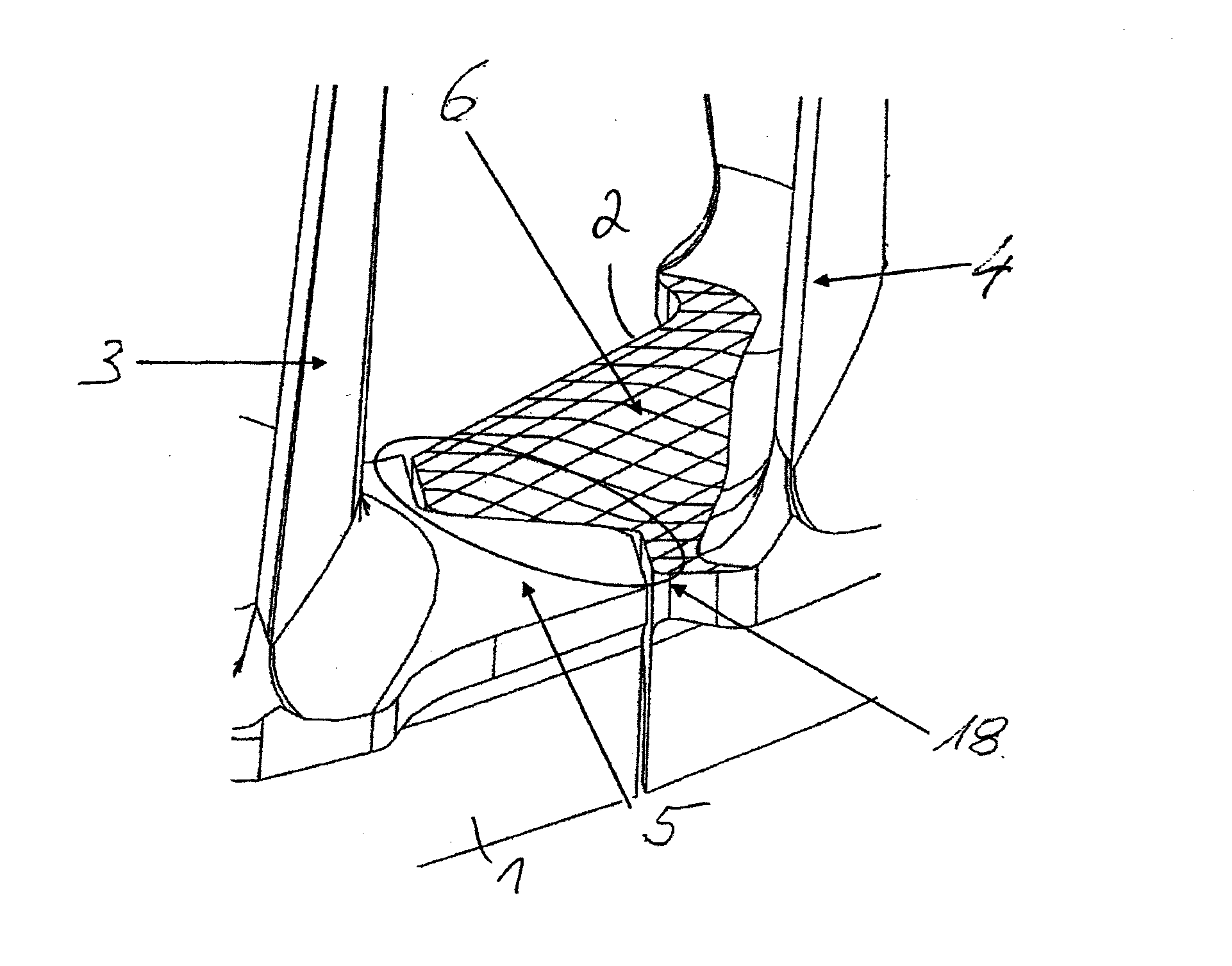 Blade ring segment having an annular space delimiting surface having a wavy height profile and a method for manufacturing same