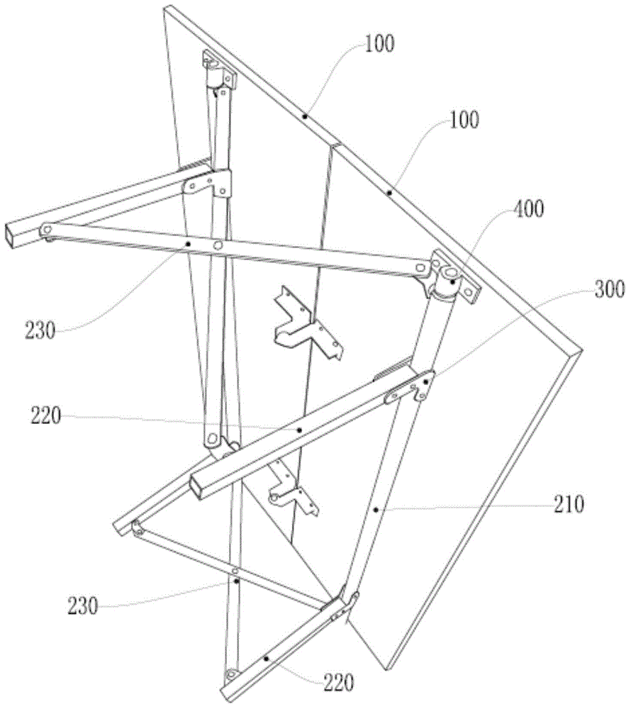 Portable support convenient to fold and operating platform applying same