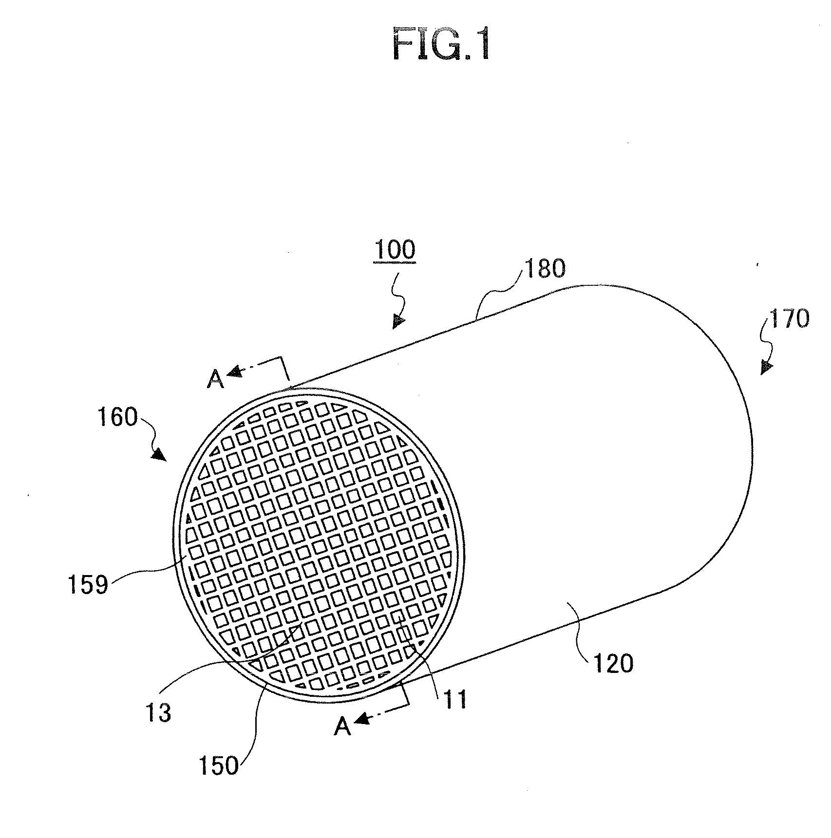 Honeycomb structure and exhaust gas treatment device