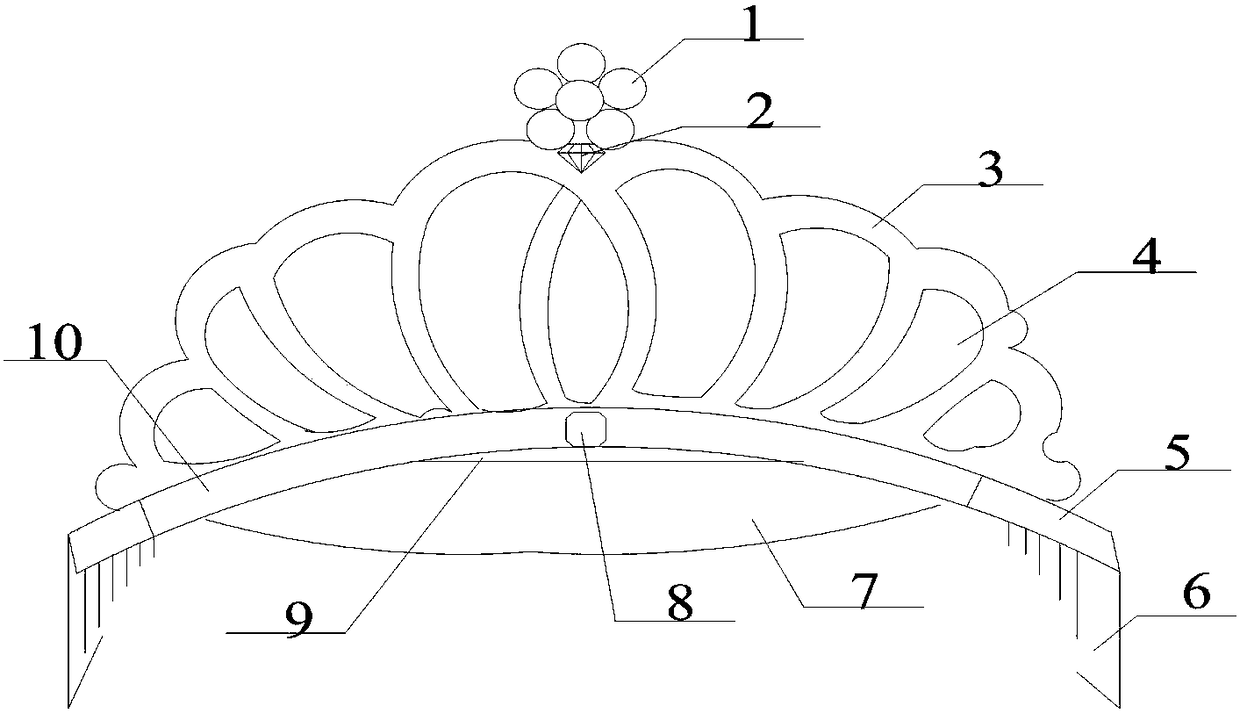 Wig fixing device