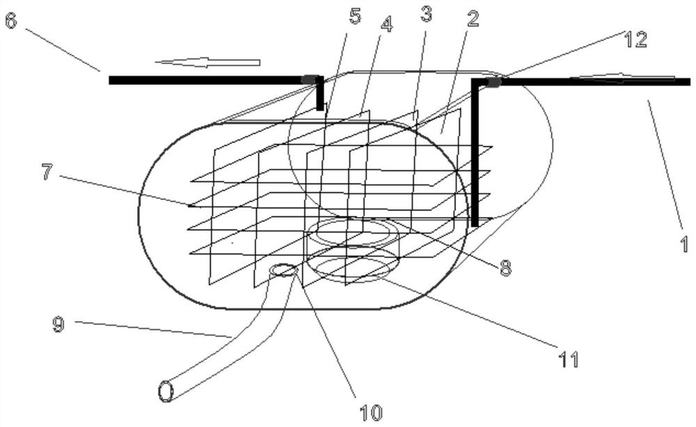 Wind gathering type vehicle-mounted air conditioner sterilization evaporator