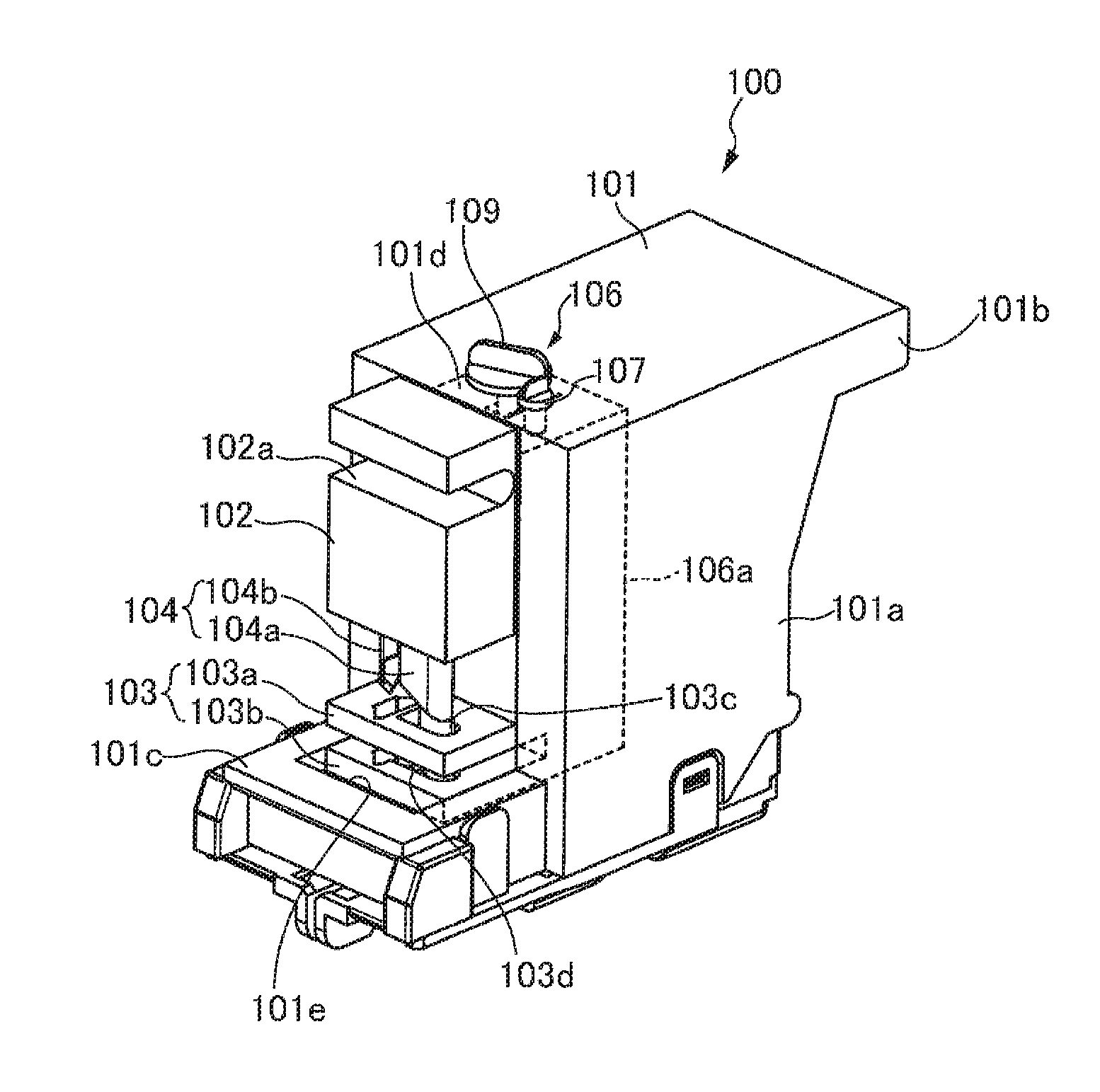 Binding mechanism cartridge, binding device body and sheet processing apparatus