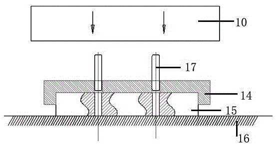 Pin riveting press