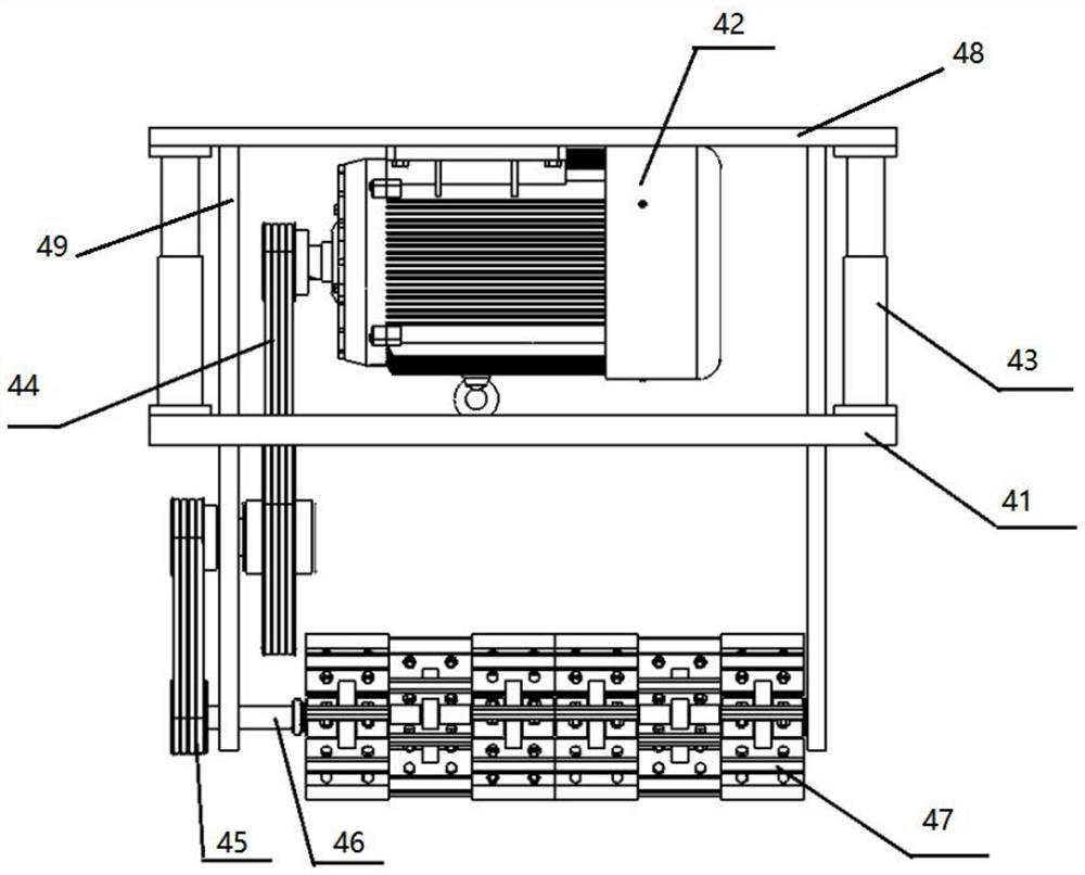 Road snow removing and ice breaking machine