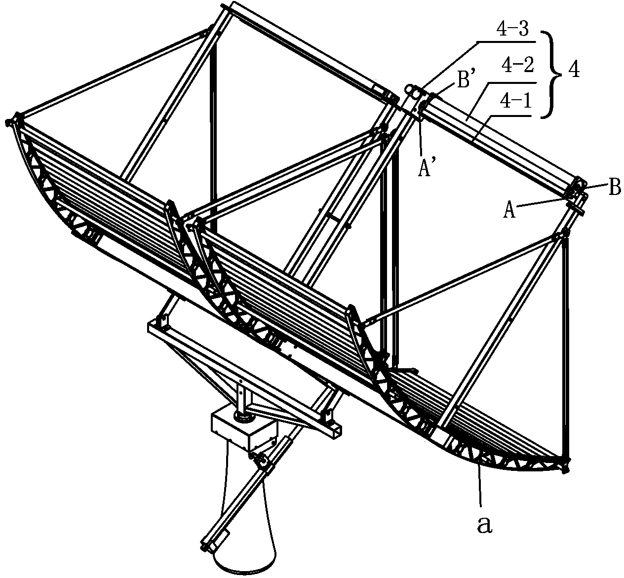 Solar power generation and heat collection system