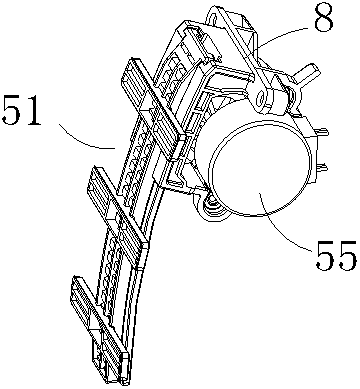 An air conditioner and motor box assembly