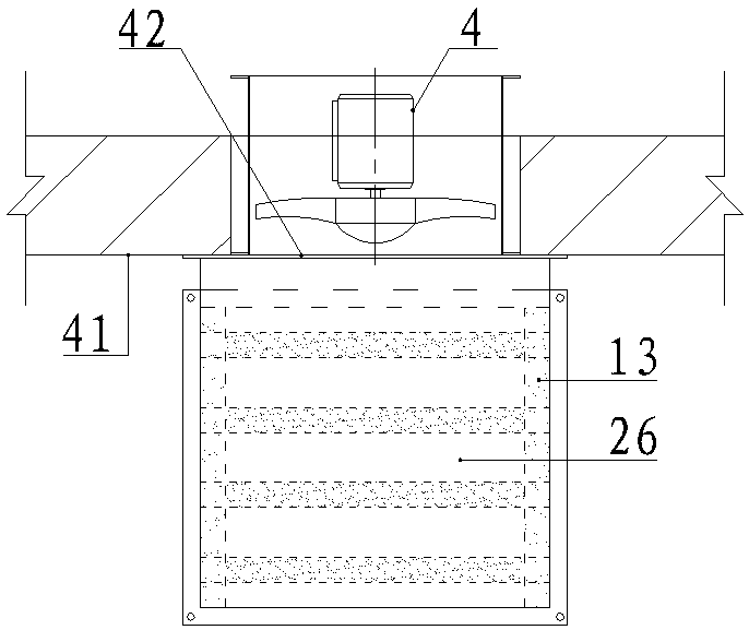 Composite silencer for wall surface exhaust fan