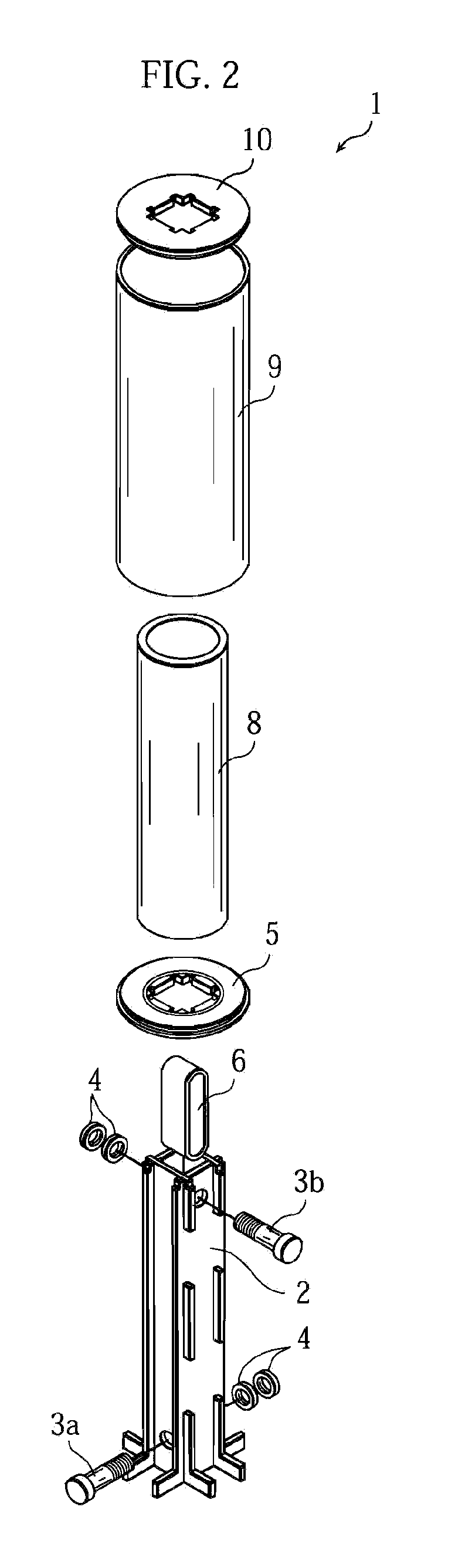 Control rod for high temperature gas reactor