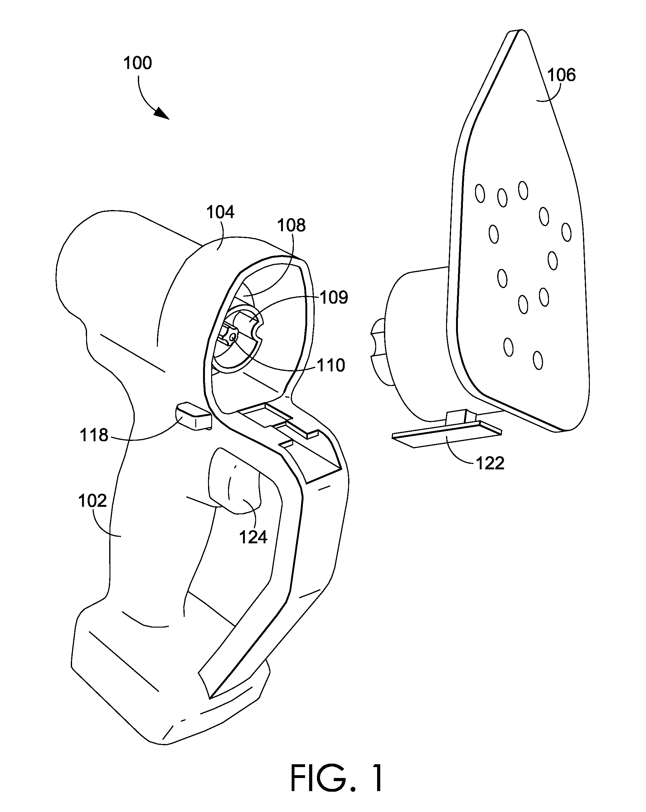 Multi-head power tool with reverse lock-out capability