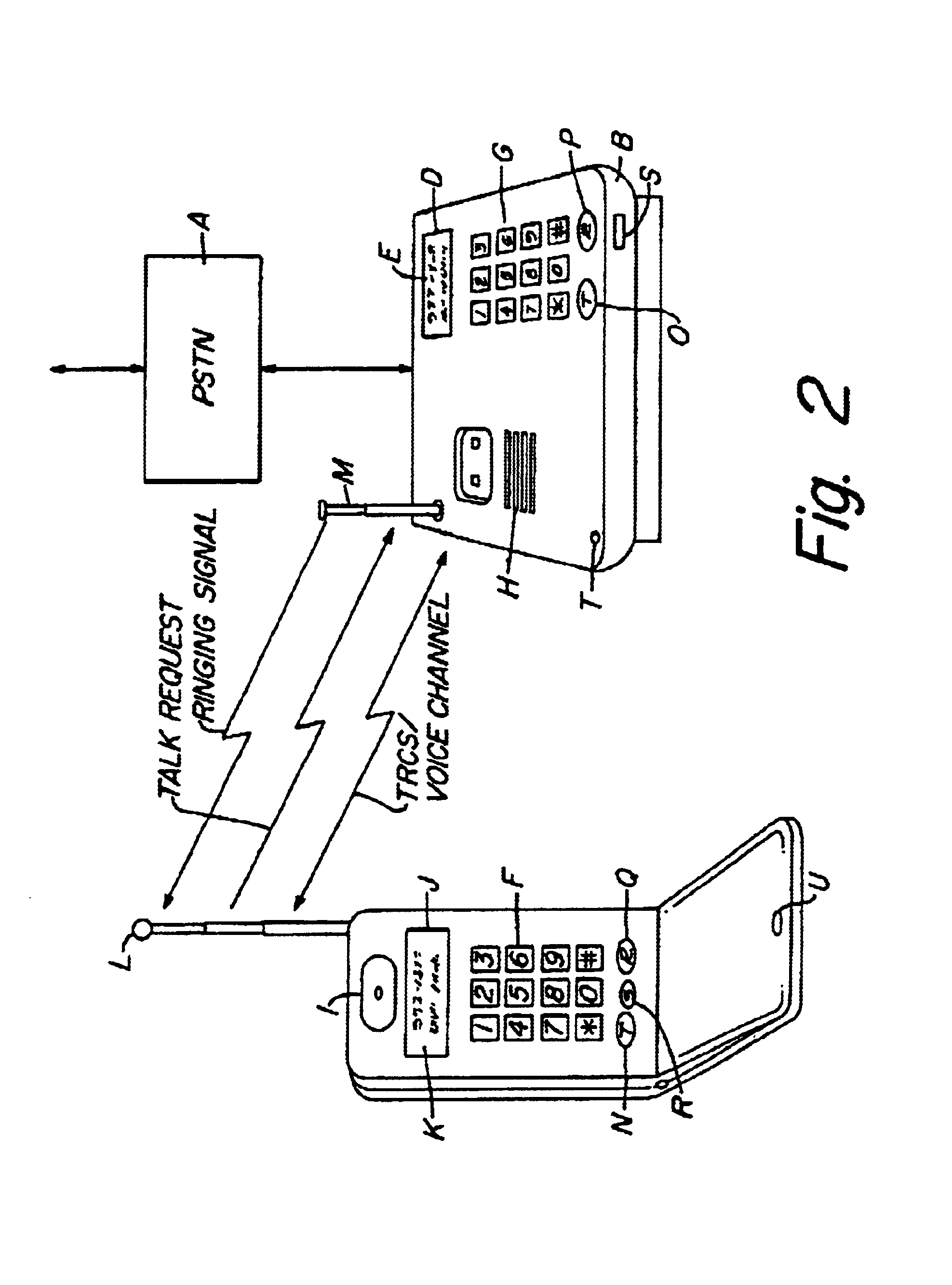 Method and apparatus for an improved call interrupt feature in a cordless telephone answering device