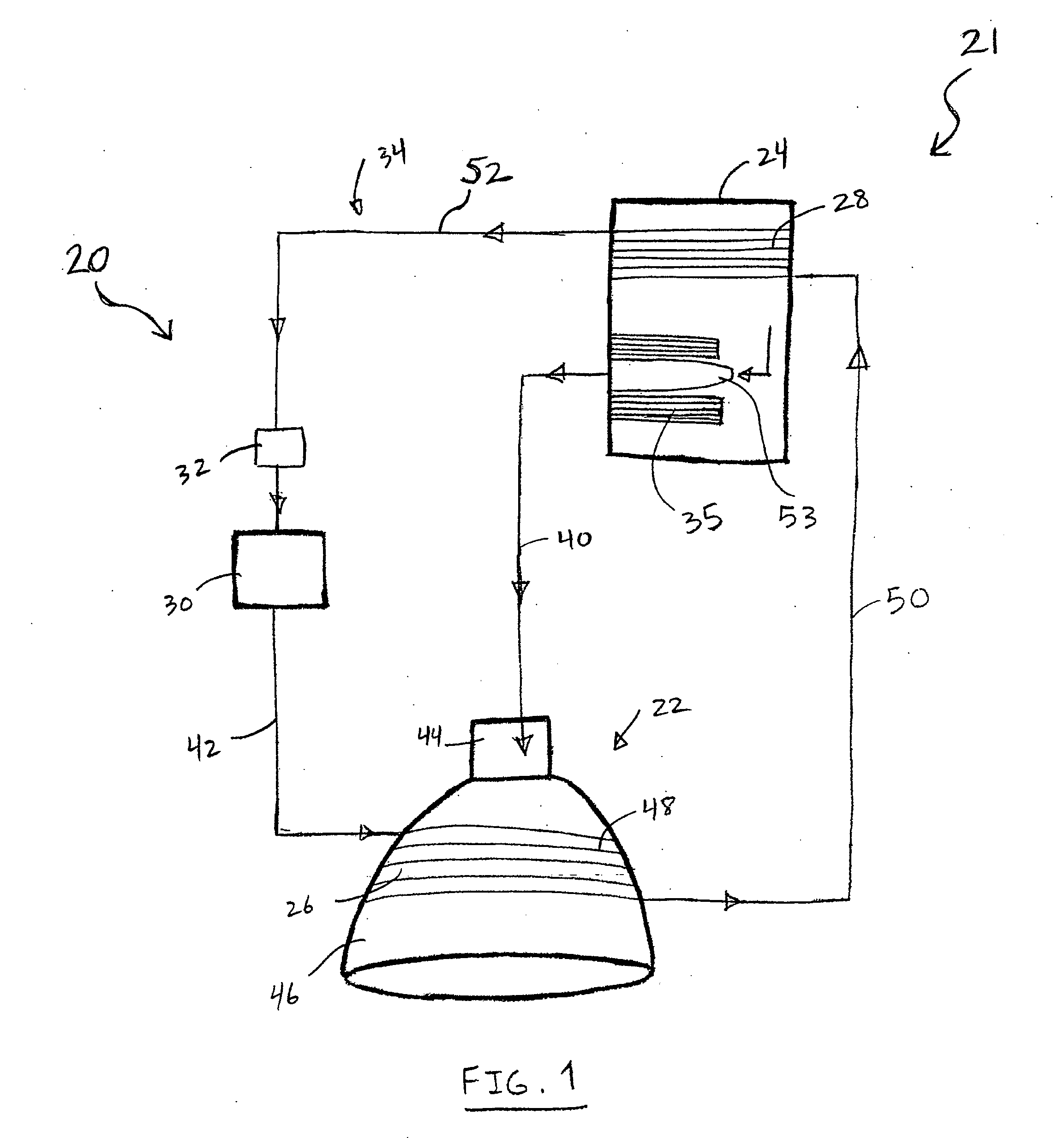 System and method for cooling rocket engines