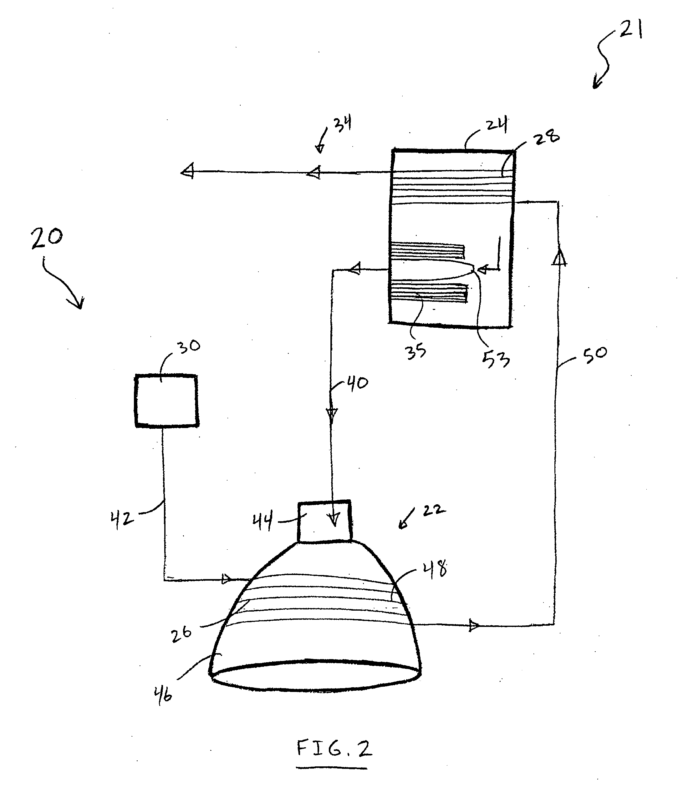 System and method for cooling rocket engines