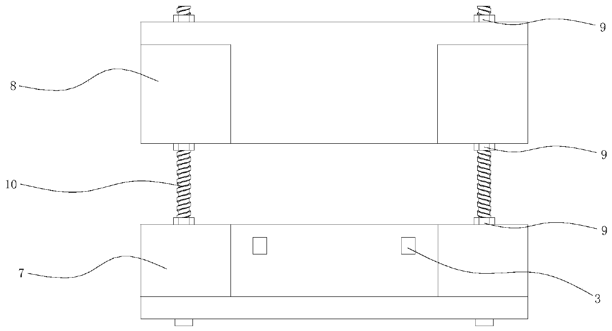 Elastic strip fatigue test device and monitoring system