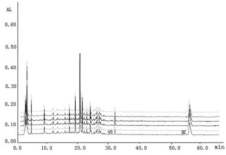 Rapid calculation method of adulterated starwort root and adulteration amount in codonopsis pilosula decoction pieces