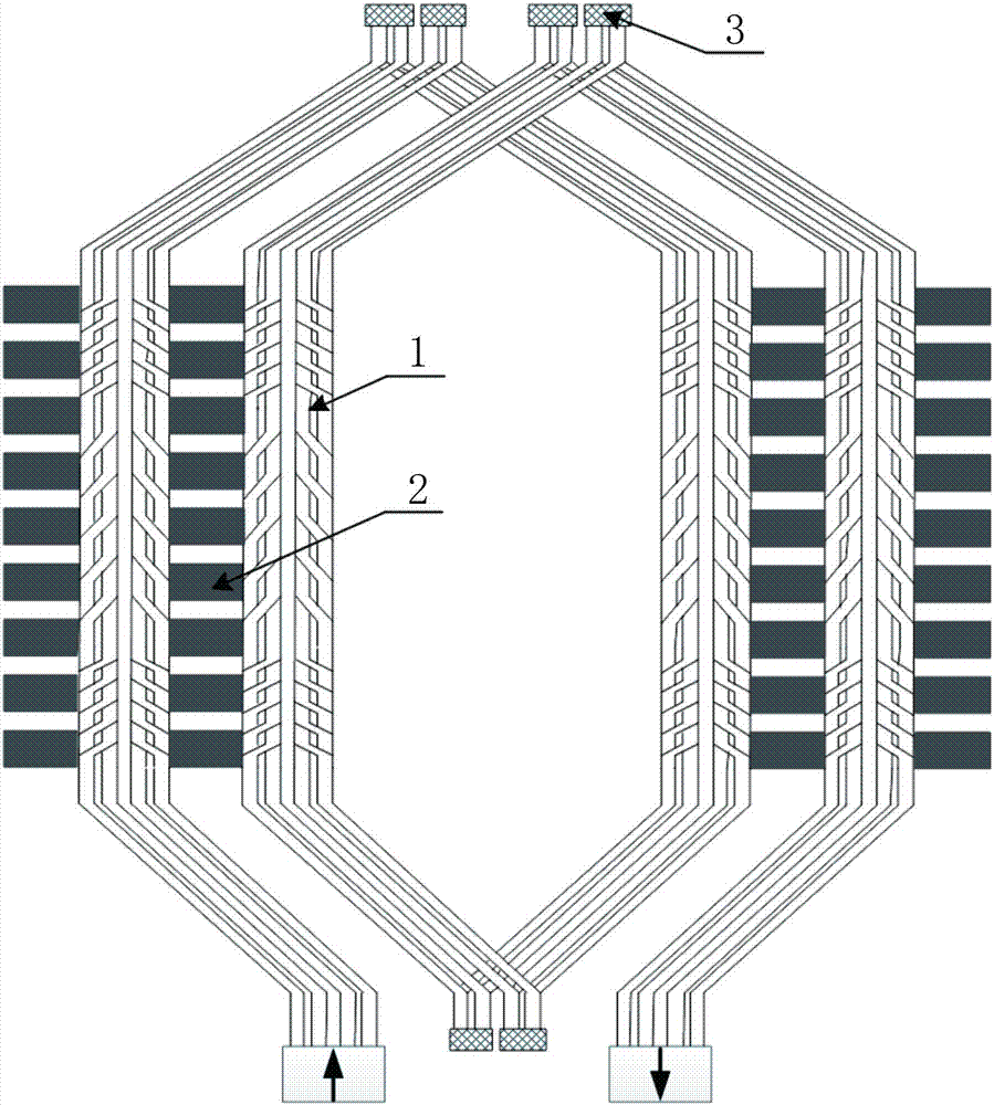 A steam turbine generator stator bar and a method for transposition of inner strands of the stator bar