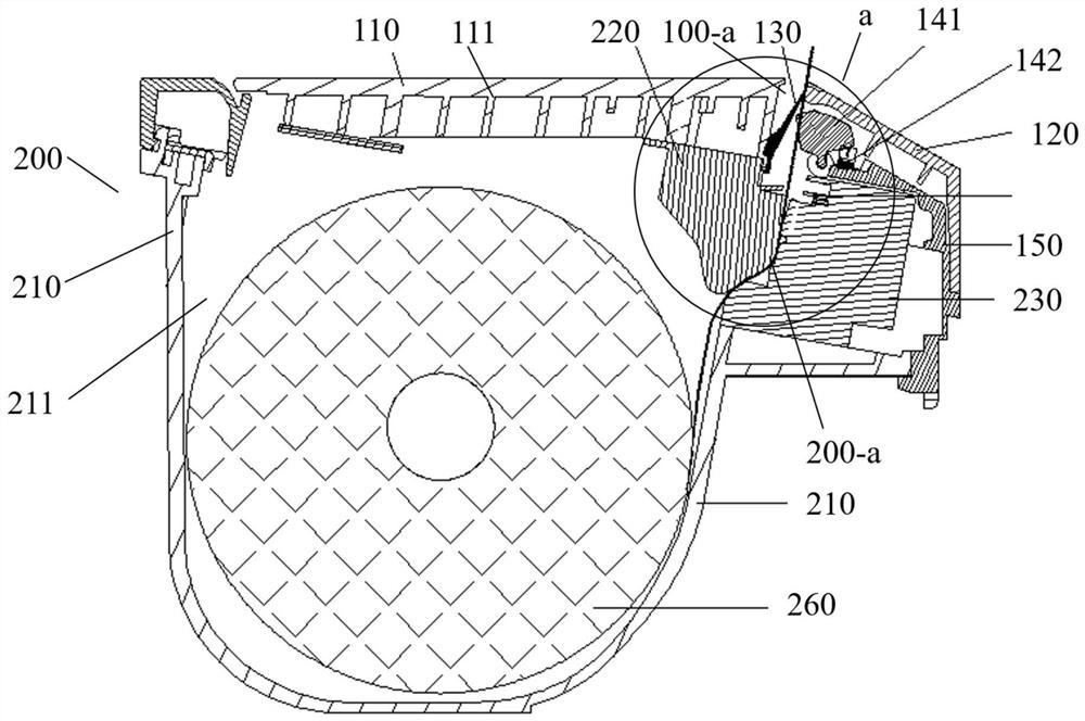 Printer paper outlet structure and printer