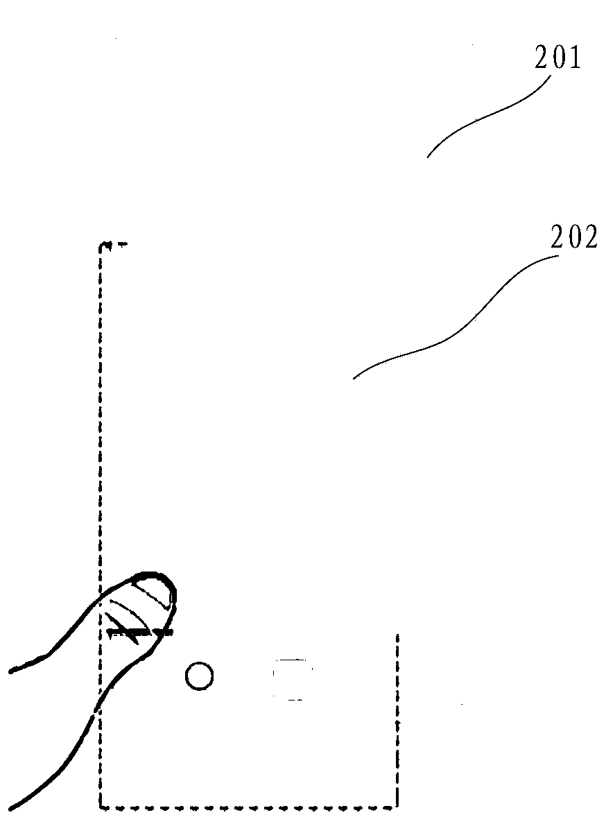 Display method and device for screen display screen of mobile terminal