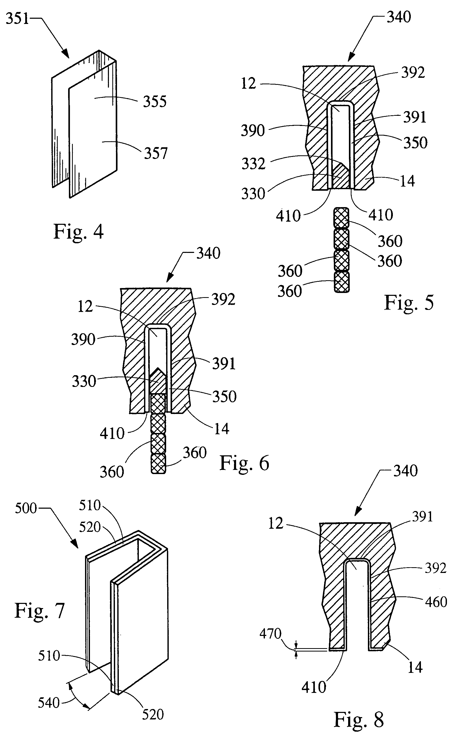 Stator of a rotary electric machine having secured core slot insulators