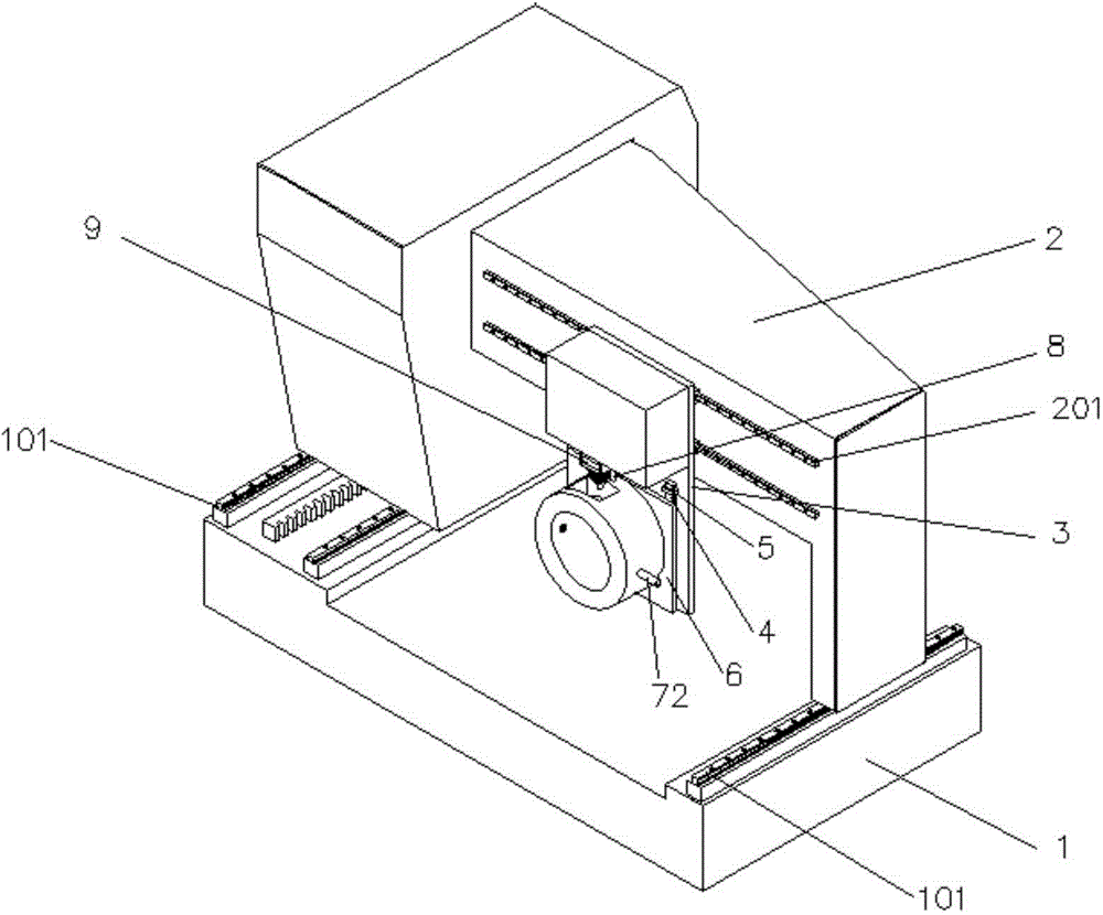 Circular tube form tracking laser cutting machine