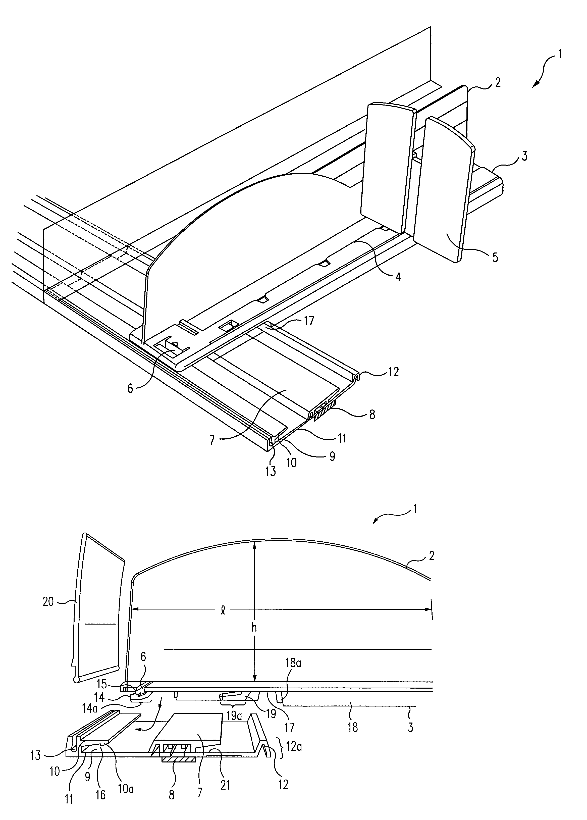 Method and apparatus for selective engagement of shelf divider structures within a shelf management system