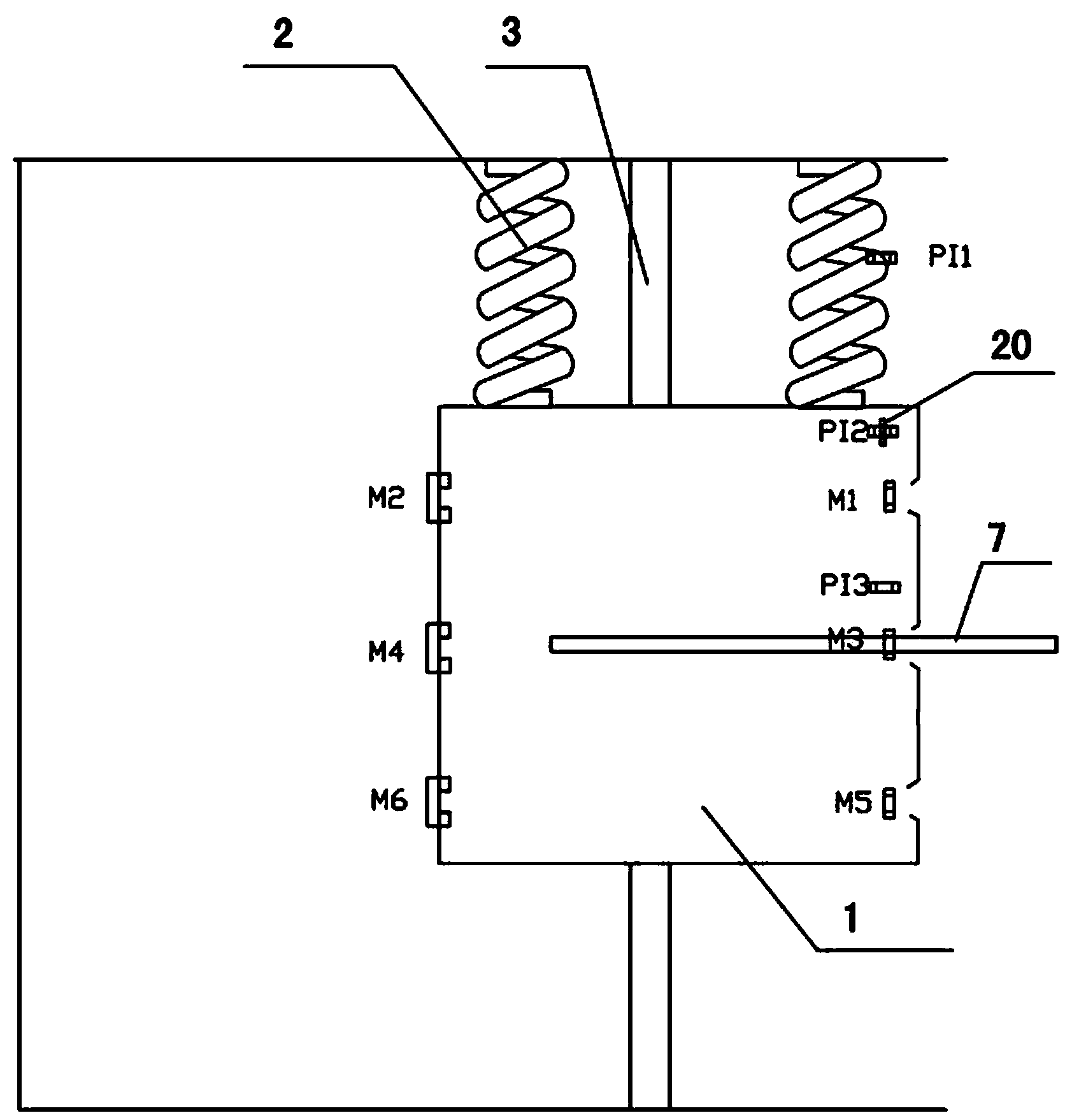 Financial self-service equipment card returning device and card returning method