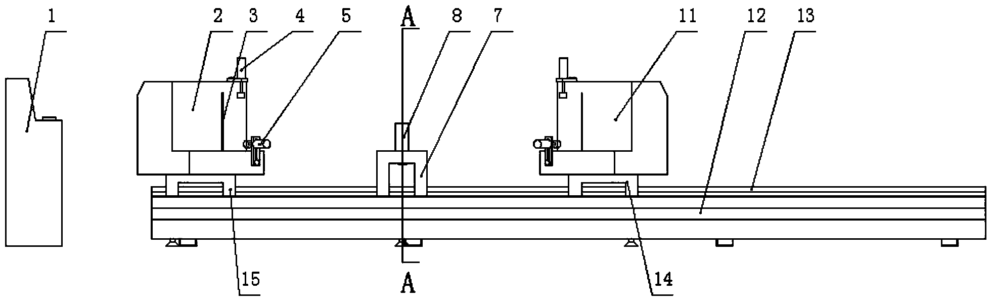 Cutting system of sliding cover of rotating door and processing method of cutting system