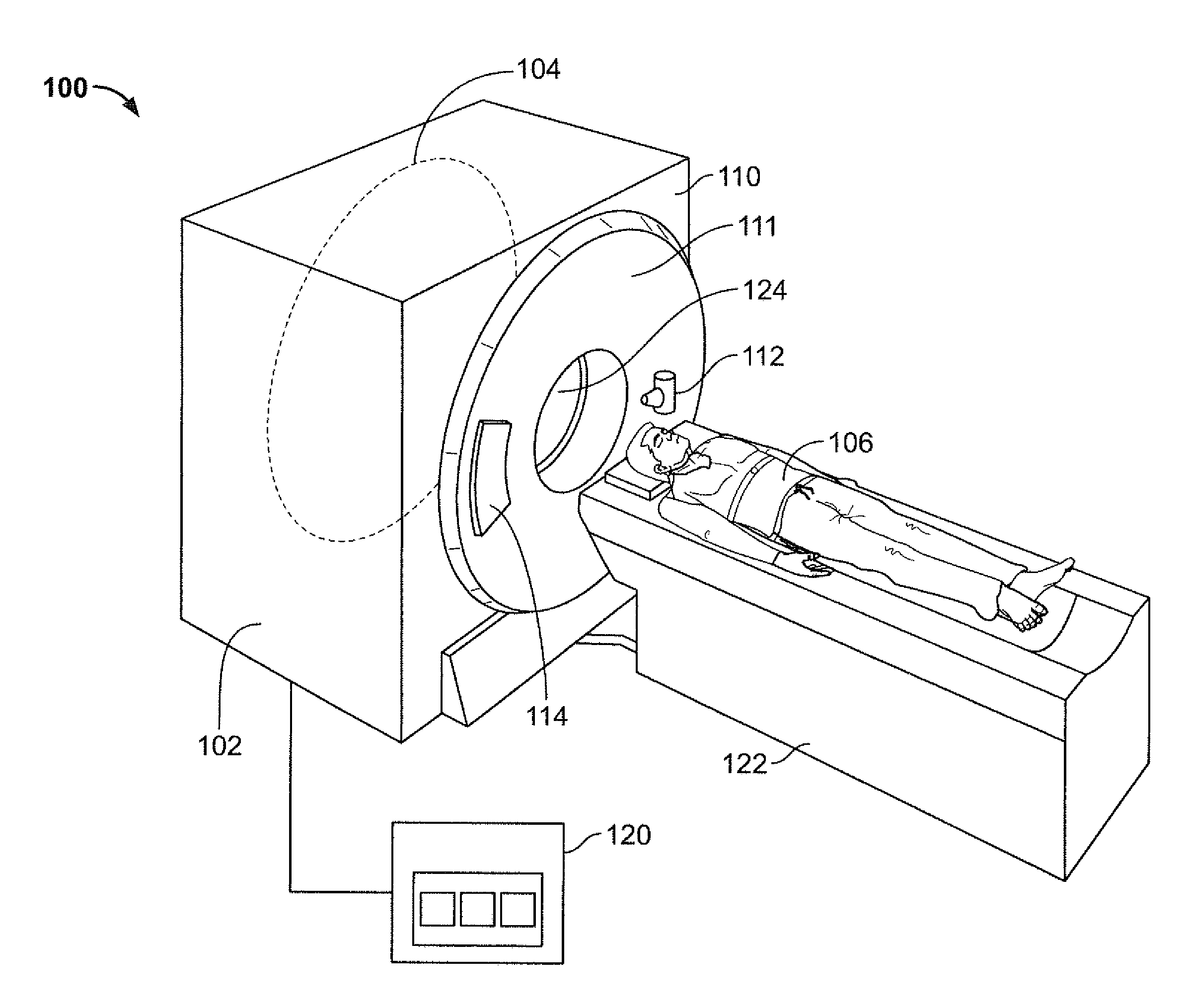Systems and methods for integration of a positron emission tomography (PET) detector with a computed-tomography (CT) gantry
