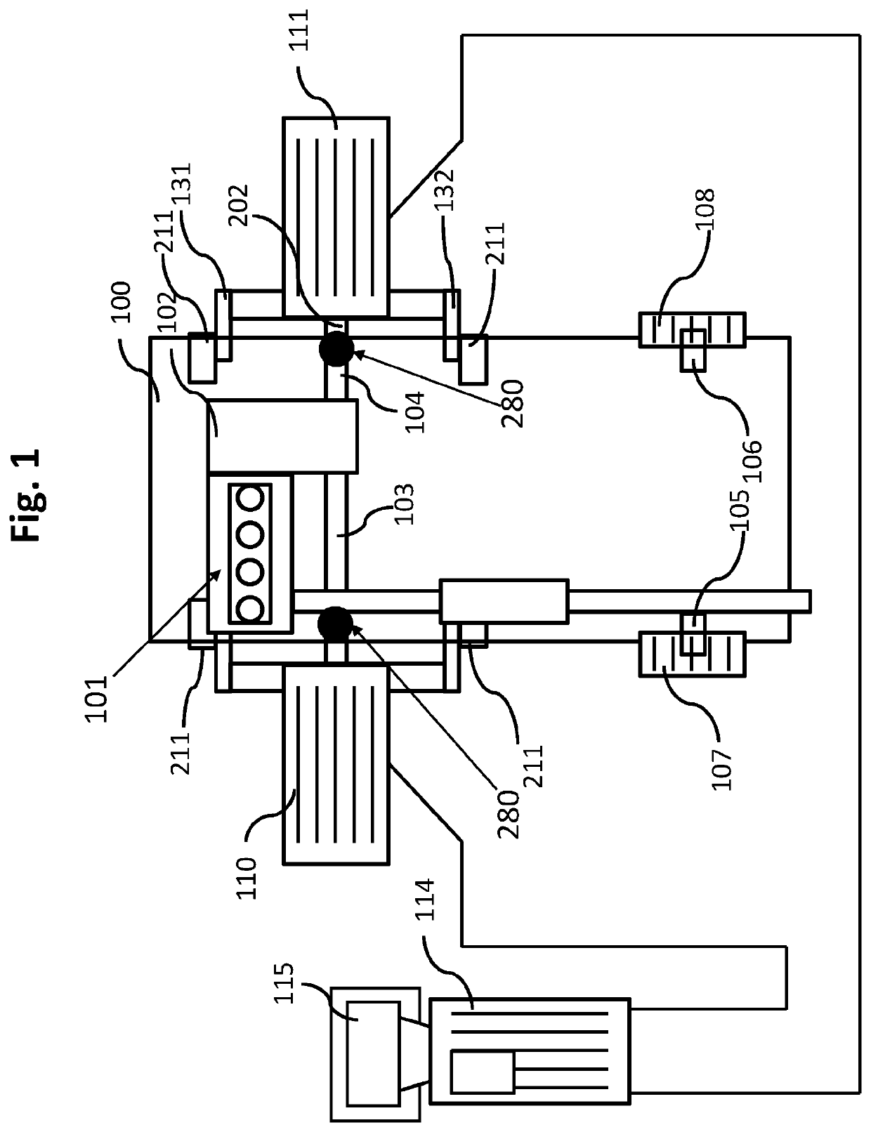 Method and apparatus for dynamometer testing of a motor vehicle