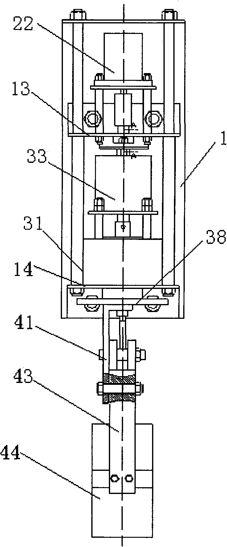 Twist-off picking paw mechanism and picking method thereof
