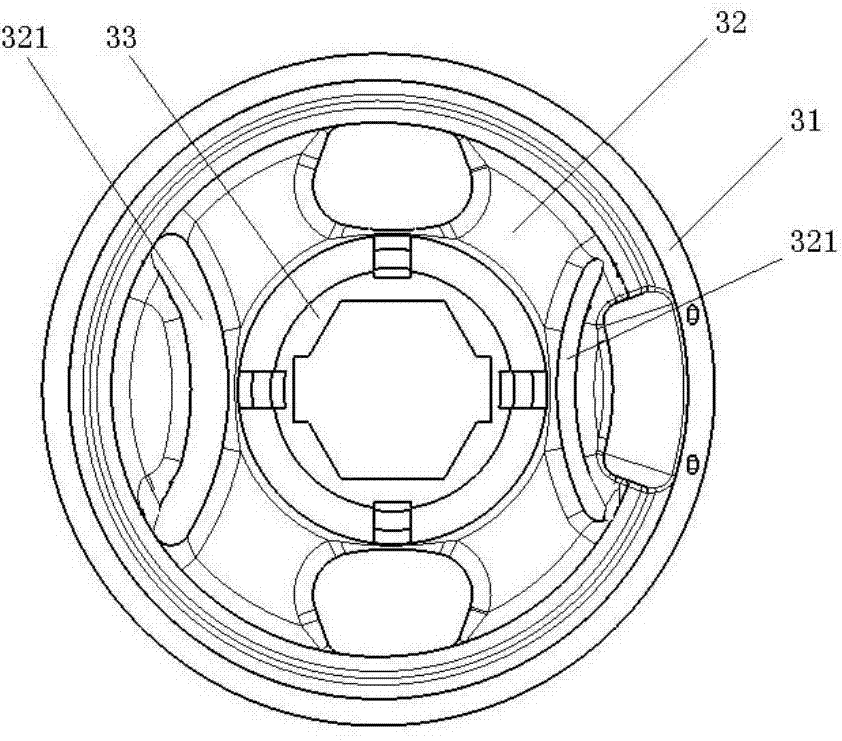 Control arm bushing and vehicle with same