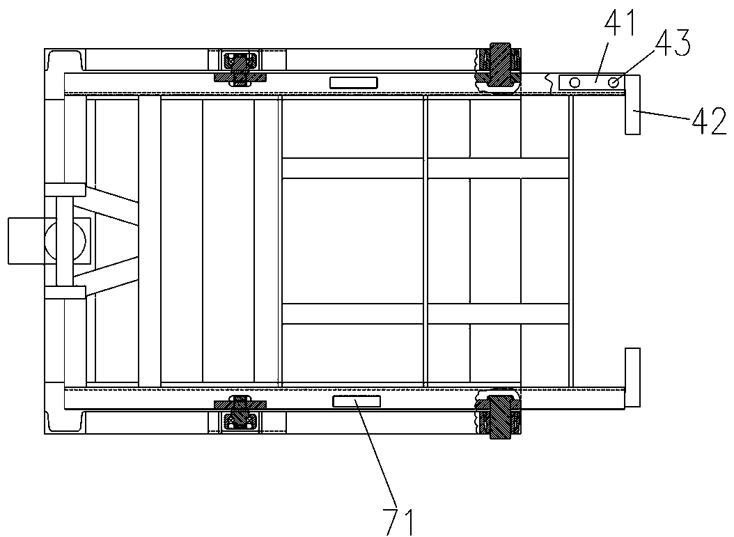 Precise pouring device for mold slag in front of alloy electroslag smelting furnace