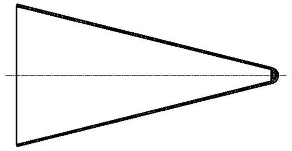 Filament winding forming tool for conical shell and equal-thickness winding forming method thereof