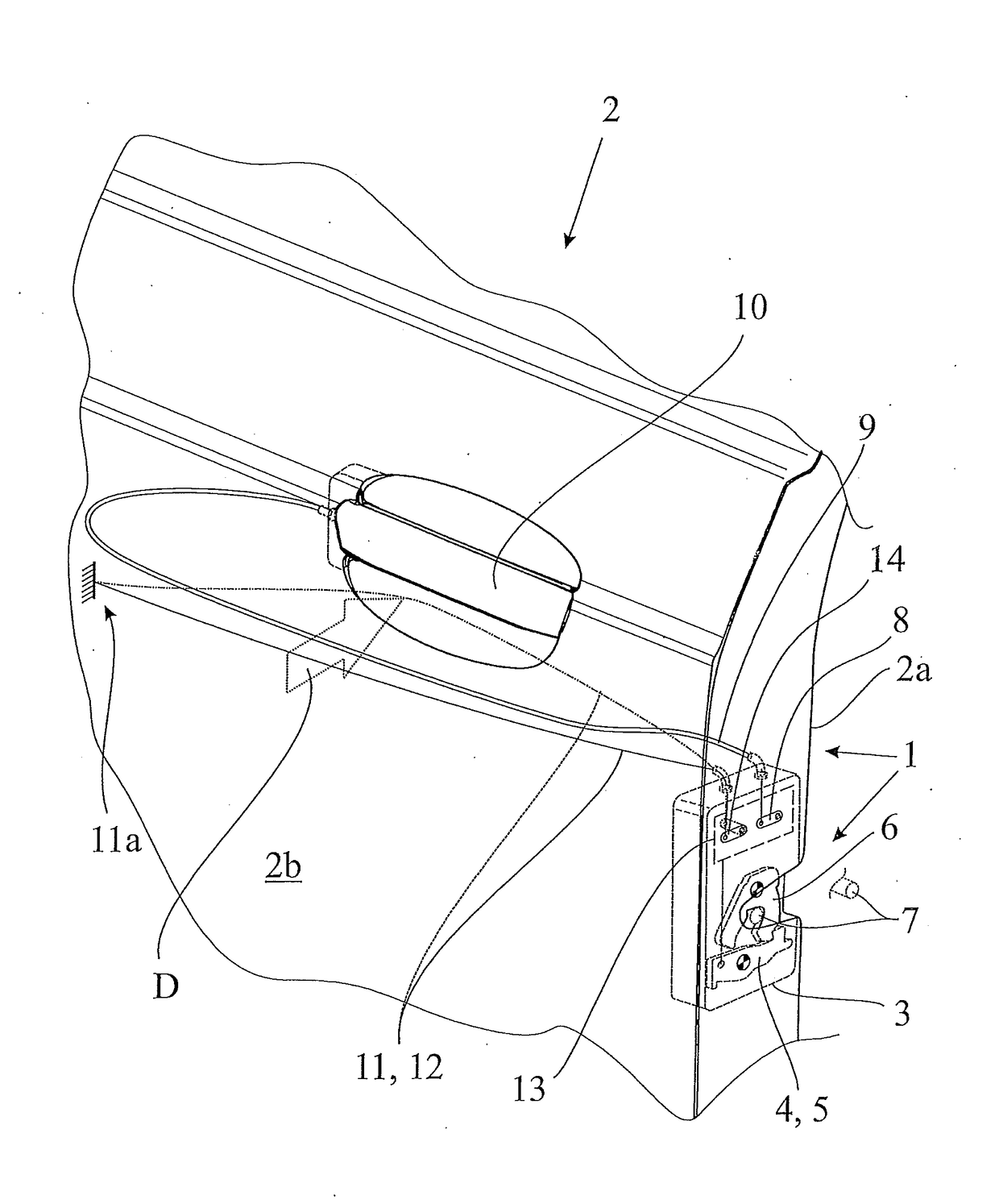 Motor vehicle lock arrangement