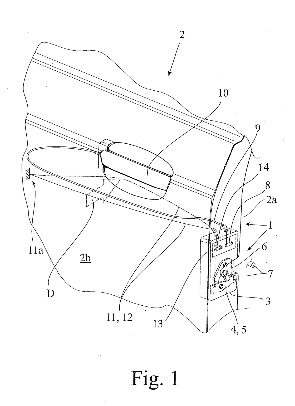 Motor vehicle lock arrangement