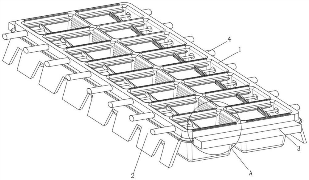 A molded tray and its production process