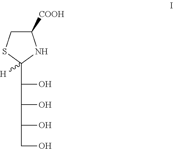 Compositions comprising sugar-cysteine products