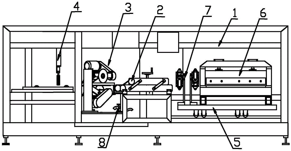 Sealing strip production device