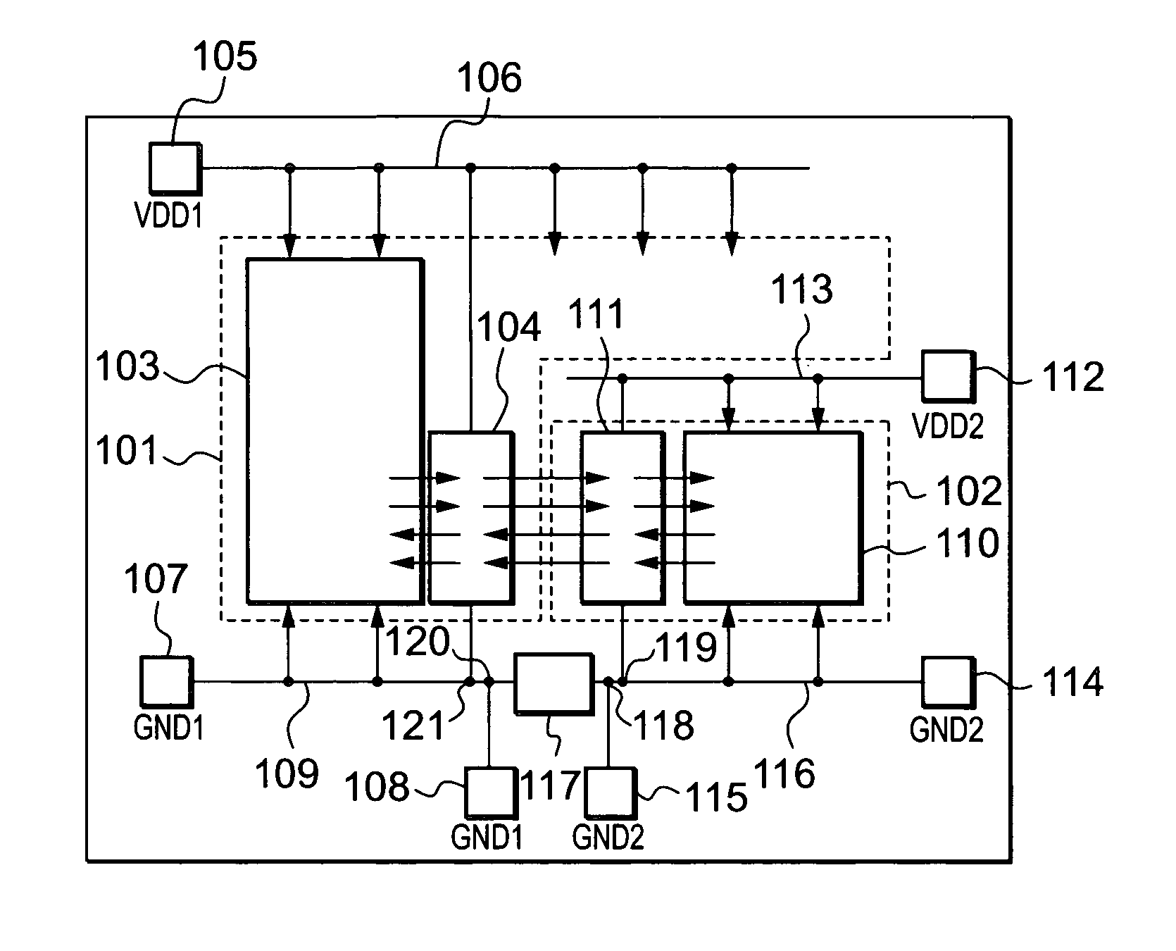 Semiconductor integrated device and apparatus for designing the same