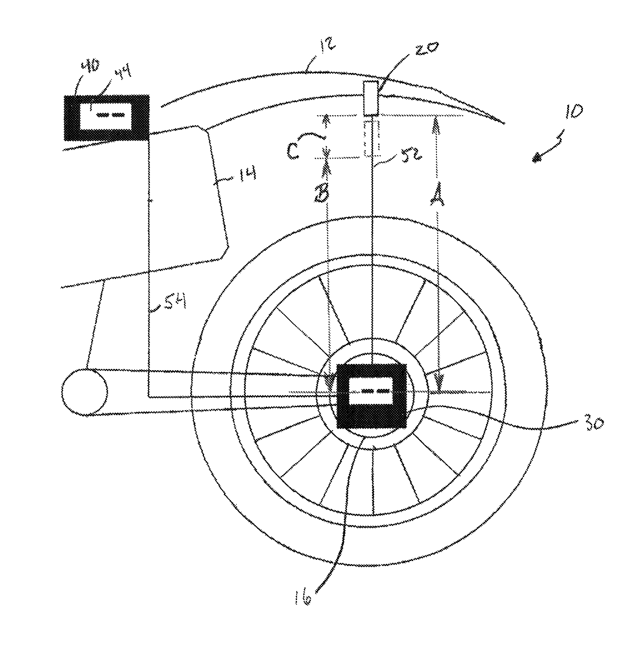 System for measuring suspension sag