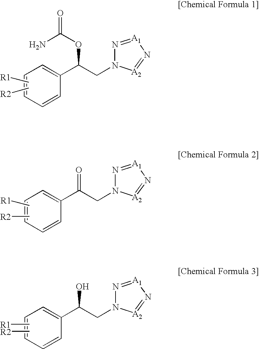 Method for preparation of carbamic acid (r)-1-aryl-2-tetrazolyl-ethyl ester