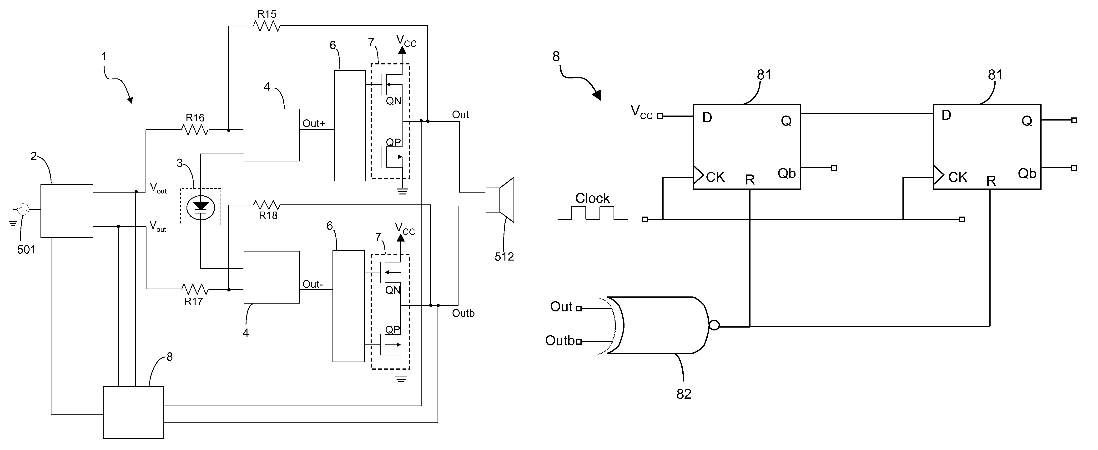 Class-D power amplifier having distortion-suppressing function