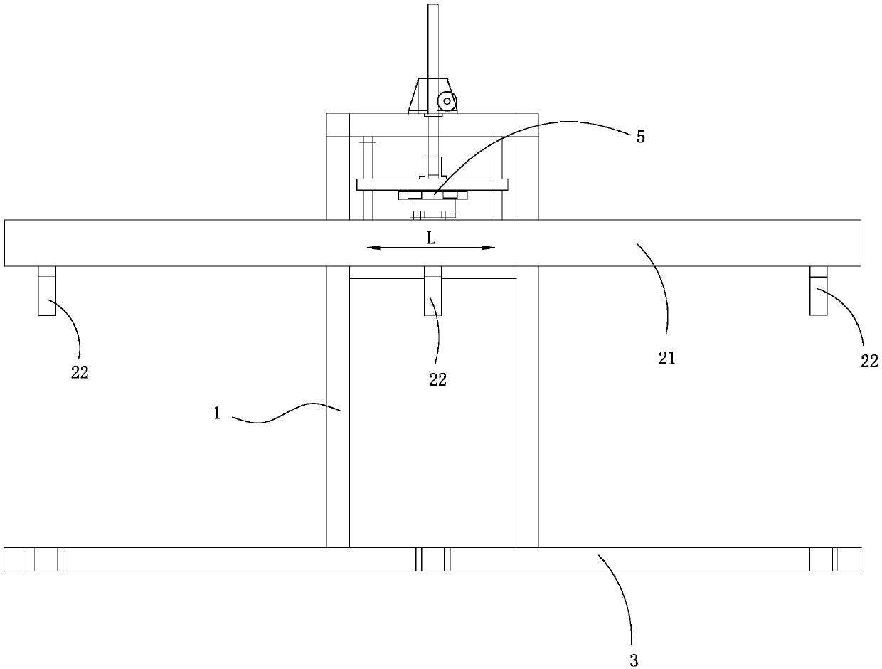 Solar water heater support stability detection device