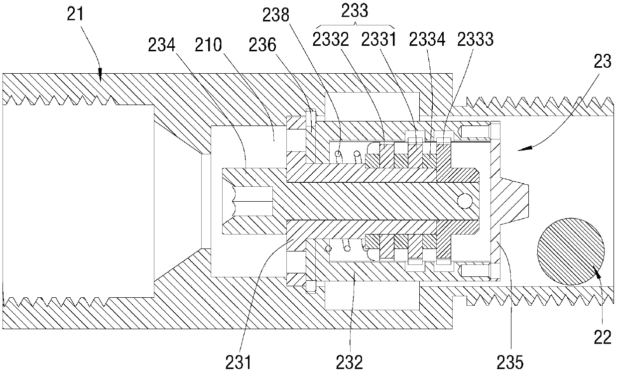 Combination lock valve structure