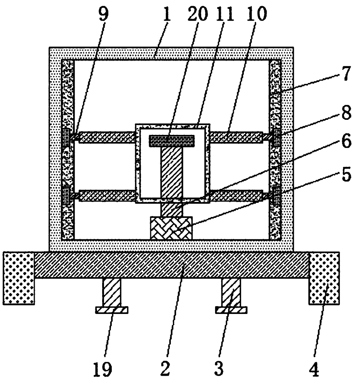 Stainless steel mold with movement adjusting function