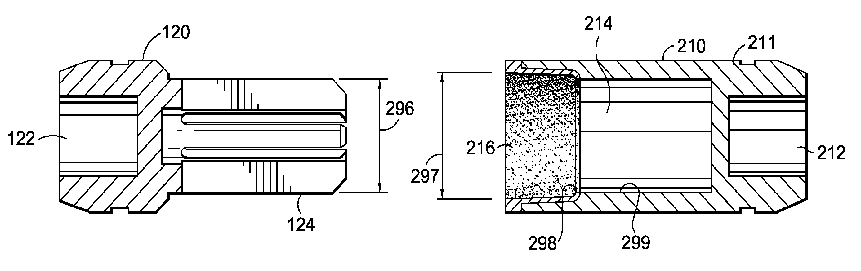 Controlled discharge connector lead