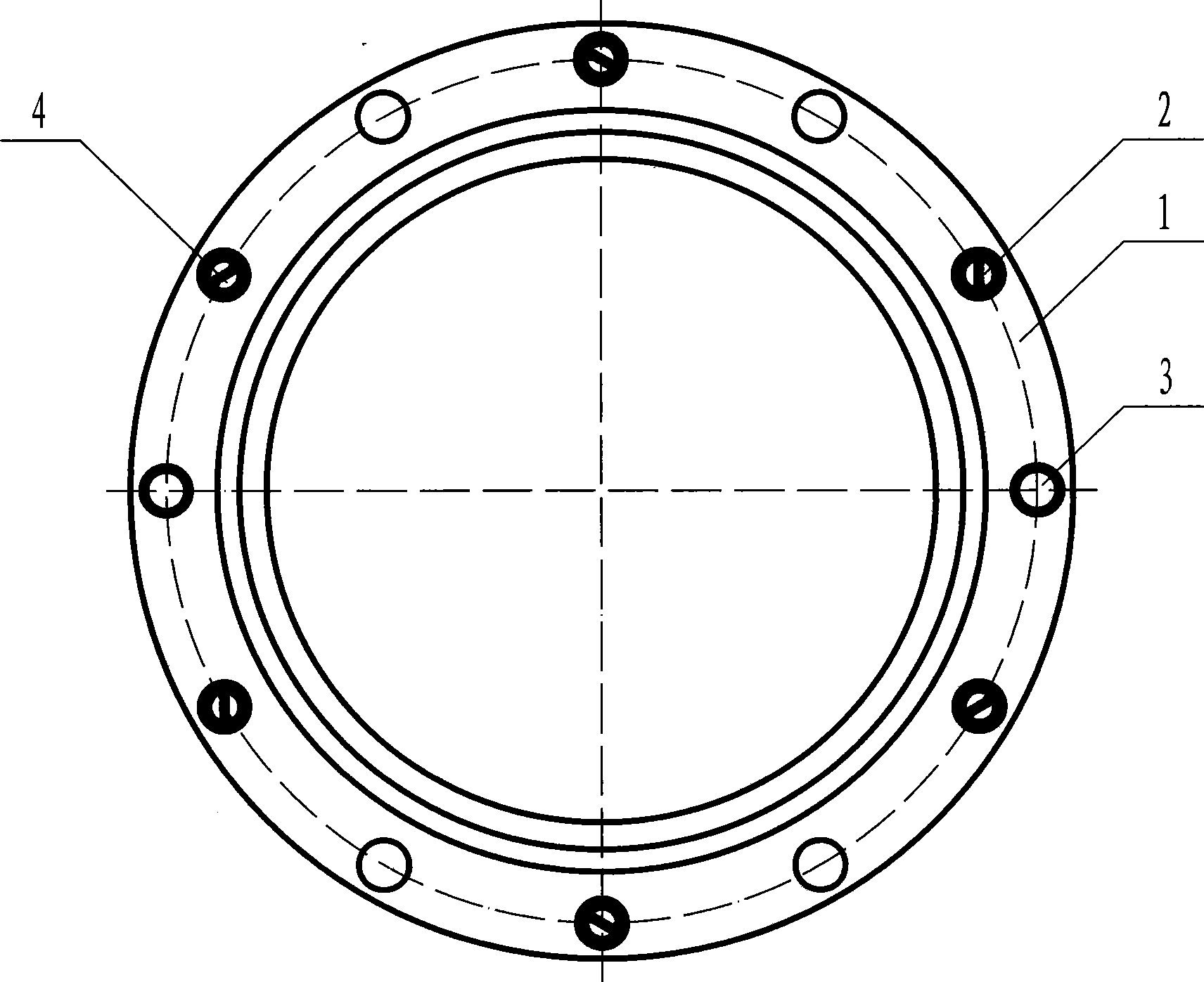 Mechanical seal stationary ring and rotating ring, and double-end mechanical seal composed of the same
